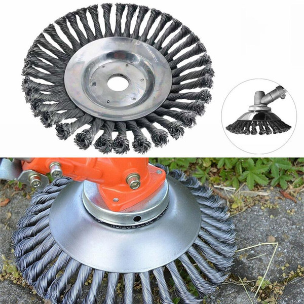 150mm 200mm steel wire rust removal weeding tray Brush Cutter Blade Trimmer Metal Blade Trimmer Head Garden Grass Head