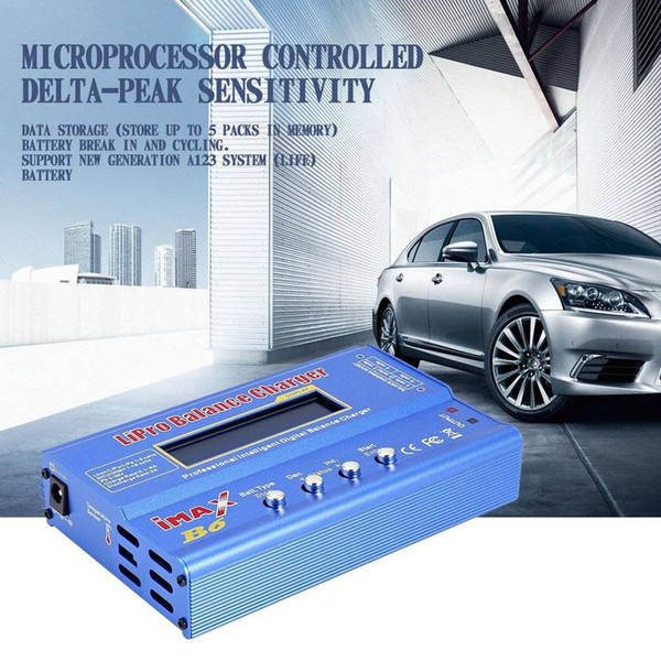 free shipping iMAX B6 Lipo NiMh Li-ion Ni-Cd RC Battery Balance Digital Charger Discharger 80W Battery Charger Lipo 12v 6A Power Charging