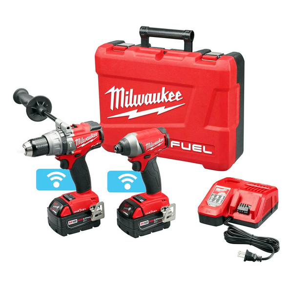 Milwaukee 2795-22 M18 FUEL 18-Volt Cordless Power 2-Tool Combo Kit w/ One Key