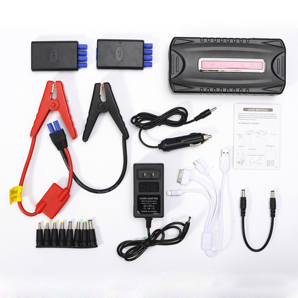 2016 Car Charger Auto 12V&24V Jump Starter for trucks 23000mah 24v multi-function jump starter car lithium battery jump starter power bank