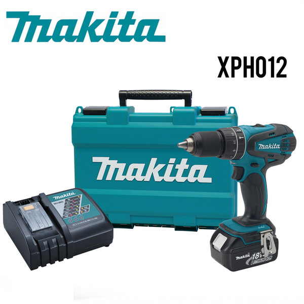 Makita XPH012 18V LXT Lithium Ion Cordless Hammer Driver Drill Kit (3.0Ah)