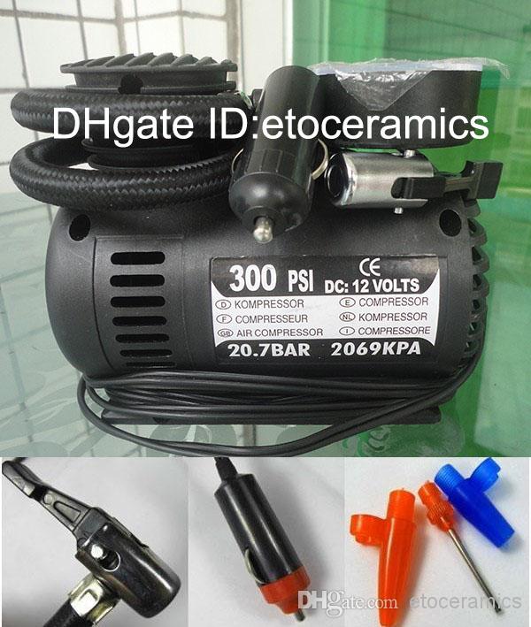 Wholesale 12V 300 PSI Portable Auto Electric Car Pump Air Compressor Tire Inflator Tool lots100