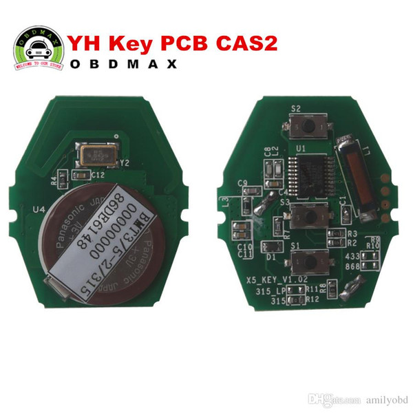 YH Key PCB CAS2 for 03-06 BMW 3/5 Series (without Key Shell) 315/433/868MHZ Free Shipping