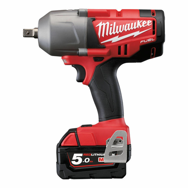 Milwaukee Fuel 1/2in Drive Friction Ring Impact Wrench 18 Volt 3 x 5.0Ah Li-Ion