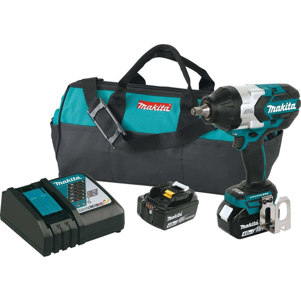 Makita XWT08M LXT Cordless High Torque Square Drive I, 18V/1/2