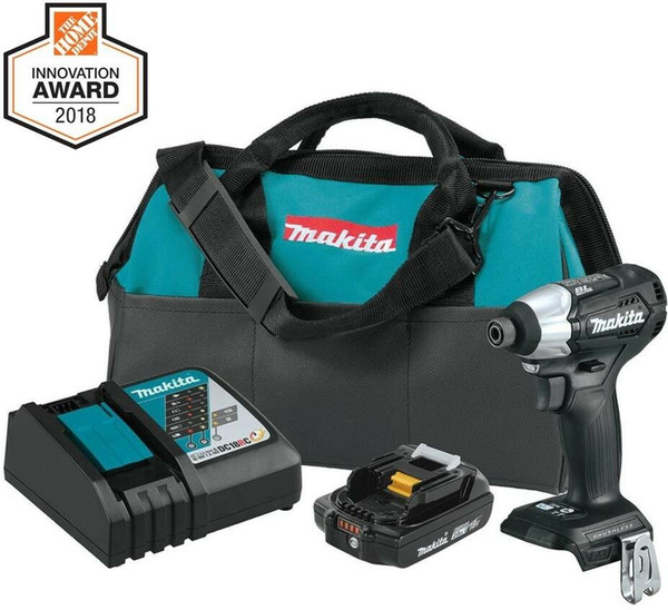 Makita 18-Volt Lithium-Ion Sub-Compact Brushless Cordless Impact Driver Kit Bag