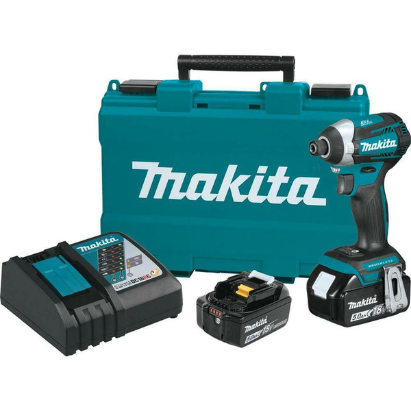 Makita Impact Driver Cordless Quick-Shift Mode 3-Speed 18-Volt LXT Lithium-Ion