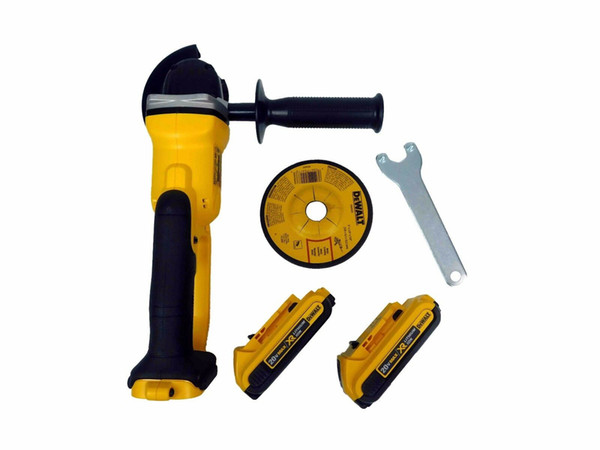 New Dewalt Grinder DCG412 20V Cordless Cut-Off Tool DCB203x2 2.0Ah Battery