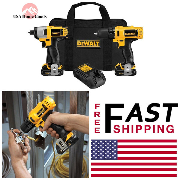 DEWALT Cordless Drill/Driver Impact Combo Kit 12-Volt MAX Lithium-Ion (2-Tool)