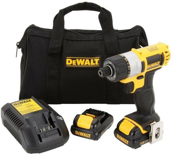 DEWALT 12-Volt MAX Lithium-Ion Cordless 1/4 in. Screwdriver Kit DCF610S2