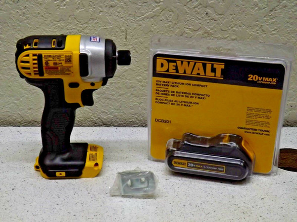 Dewalt Impact Driver DCF885 20-Volt Max Lithium-Ion 1/4 in Cordless 20V DCF885B