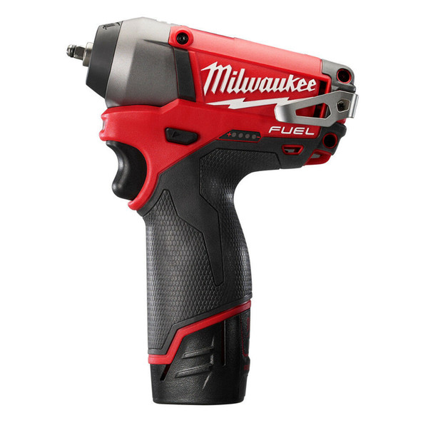 Milwaukee 2452-22 M12 FUEL 12-Volt 1/4-Inch Impact Wrench w/ Batteries