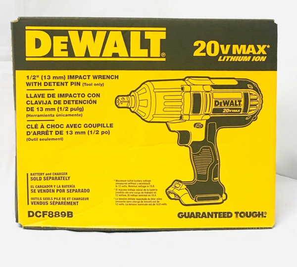 DEWALT 20V Max Lion 1/2 in. High Torque Impact Wrench (Bare Tool Only) DCF889B