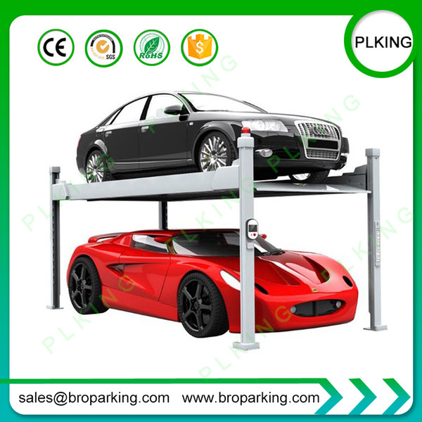 PLKING 2 level 4 post car parking lift/four post car parking lift