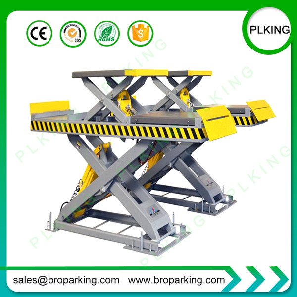 PLKING Large Platform Scissors Car Lifting Machine for Auto Wheel Alignment