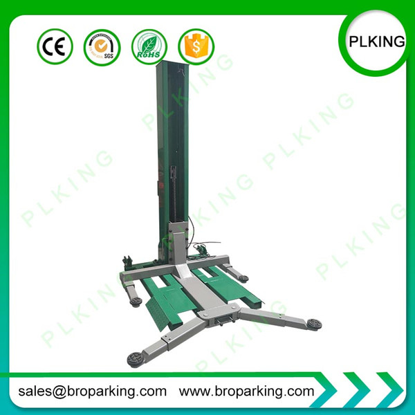 PLKING Direct Factory CE ISO Certificate Hydraulic Single Post Column Backyard Buddy Car Lift