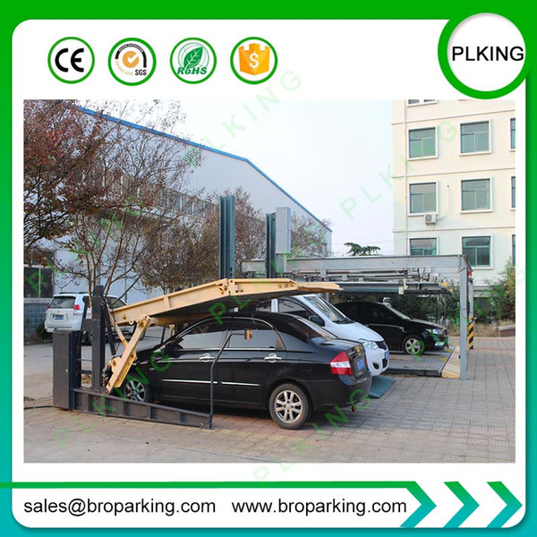 Mini tilting hydraulic car lift for home garage two post car parking