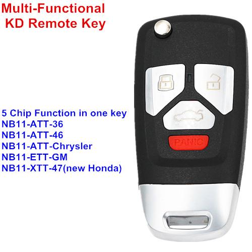 Original KEYDIY NB Series For Multi-functional Universal Remote Control 4 Button Key NB26-4 for KD900 URG200 Key Programmer free shipping