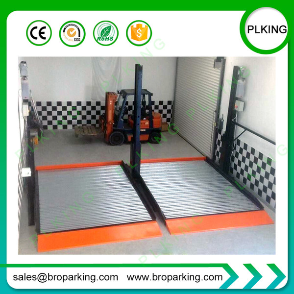 Hydraulic Electric 2 pole conjoined Parking Lift for Personal Garage