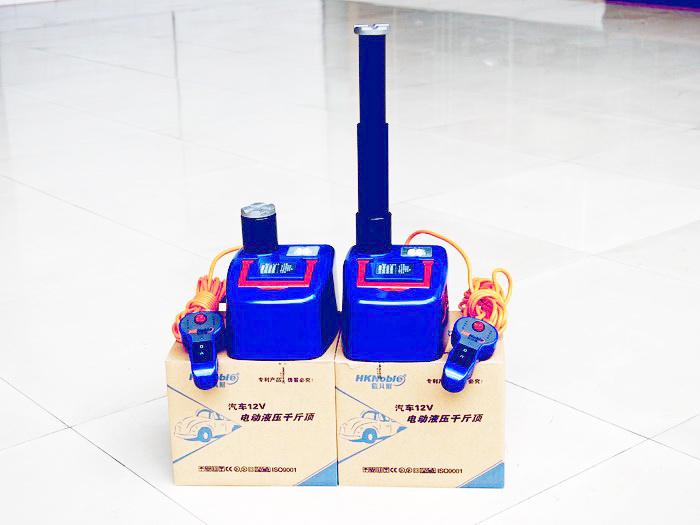 DC12V Car power hydraulic jack with led largest top-heavy 1200KG Min/Max height 170/410MM, free shipping