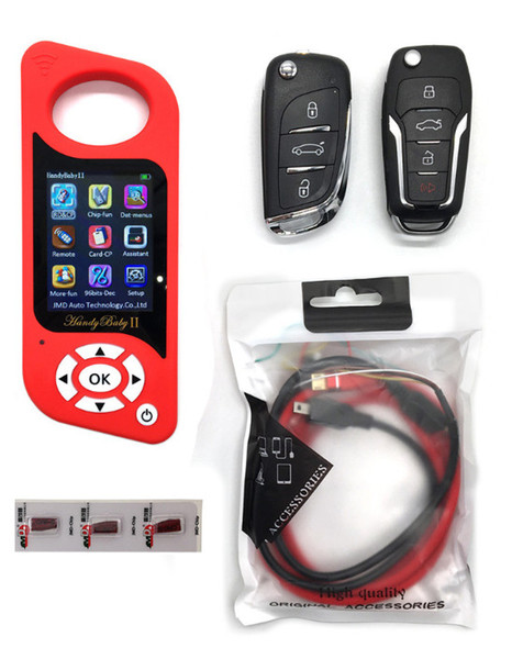 JMD Handy Baby II Auto Key Tool for 4D/46/48/G Chips Programmer Handy Baby 2 English/Spanish+G and 96bit 48 function