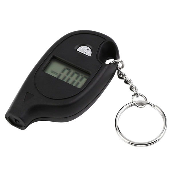 1Pc Mini Keychain LCD Digital Car Tire Tyre Air Pressure Gauge Auto Motorcycle Test Tool with cell lithium battery Brand New