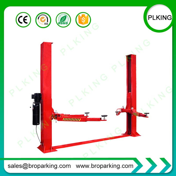 PLKING Heavy Duty Base Plate Two Post Auto Car Lift with Ce