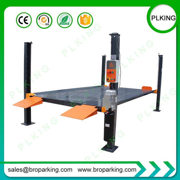 PLKING Hydraulic Four Post Car Lift for Home or Garage