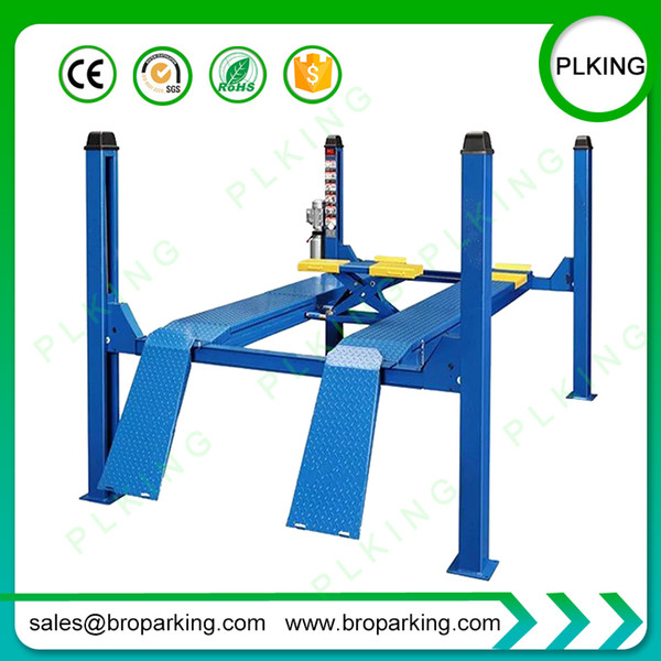 Four Post Car Service Wheel Alignment Lift Equipment For Sale