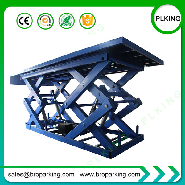 3ton Home Garage Electric Scissor Lift 4m Car Lift Machine Car Elevator