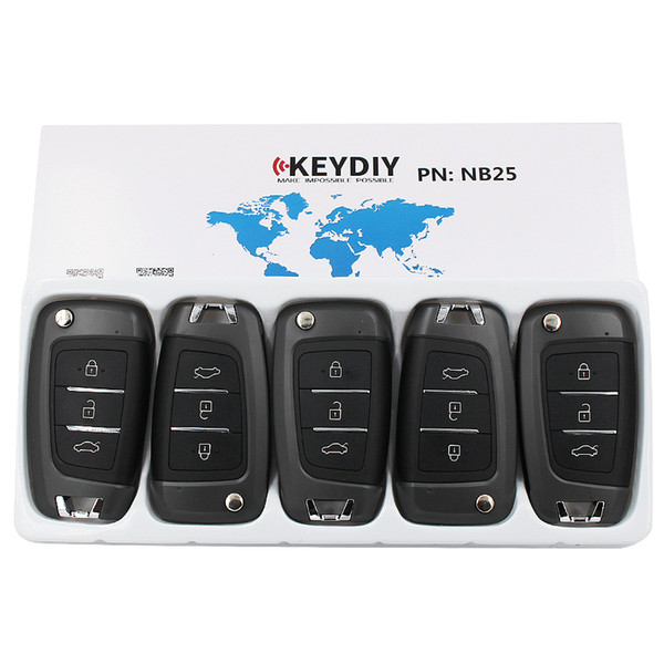 Original KEYDIY NB Series For Multi-functional Universal Remote Control 3 Button Key NB25-3 for KD900 URG200 Key Programmer free shipping