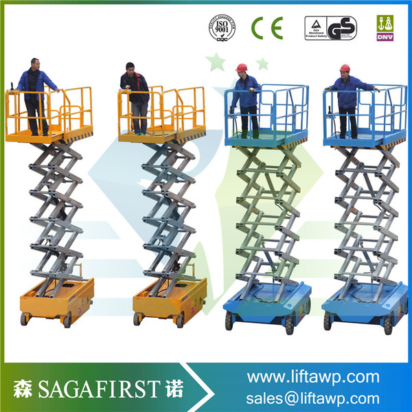 300kg 6m 8m 10m 12m Lifting Capacity Self Propelled Hydraulic Scissor Lift Table for Sale