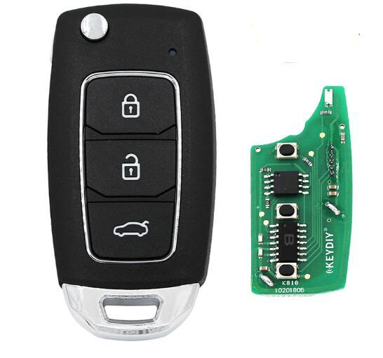 Original KEYDIY B Series For Universal Remote Control 3 Button Key Black B28-3 for KD900 URG200 Key Programmer free shippinG