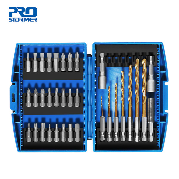 34pc Screwdriver Bit & Nut Driver Set Phillips/Slotted Bits With Magnetic Multi Tool Home Appliances Repair Hand Tool