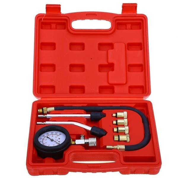 Engine Cylinder Pressure Gauge Diagnostic Tool Compression Tester Set