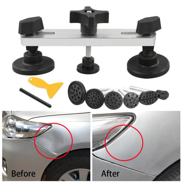 Universal Auto Car Dent Repair Body Damage Fix Tool Pulling Bridge Puller Dent Removal Glue Tabs Hand Repair Tools Kit Paintles