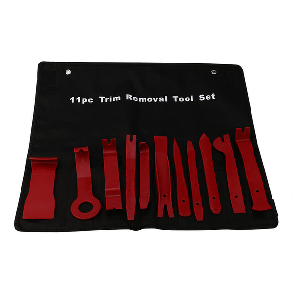 11Pc Interior Wedge Installer Pry Tool Kit Trim Removal Clip Nylon Plastic 11Pc Interior Wedge Installer Pry Tool Kit Trim