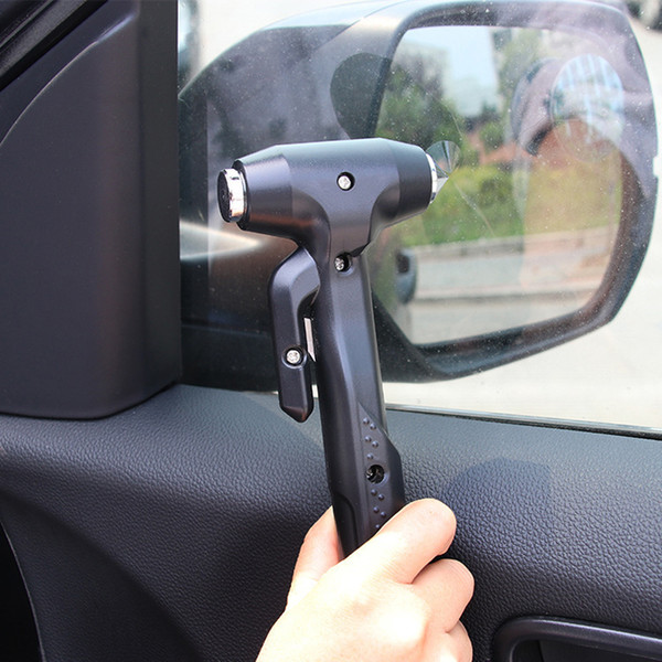 Car Safety Hammer Escape Hammer Seat Belt Cutoff 3 In 1 Car Window Glass Breaker Portable Safety Glass Breaker Escape