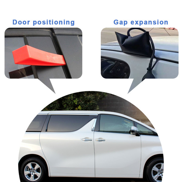 Car Door positioning Dent Repair Air Pump Auto motor body repair tools 2 pieces Wedge Hand Tool For Vehicle