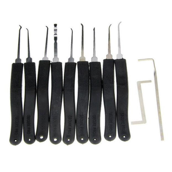 New locksmith tool-9 pin lock pick tool Klom 9pcs lock pick set picking tools