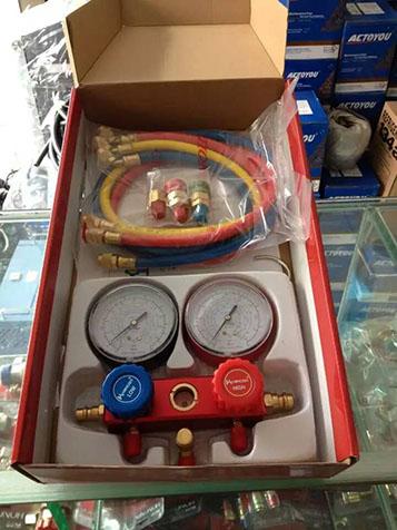 car AC A/C Manifold Gauge Set Hose Air Conditioner Refrige R134a R12 R22, AC Diagnostic Manifold Gauge Tool Set