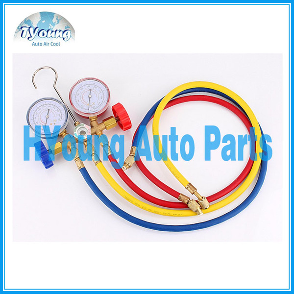 auto Air Conditioning AC Diagnostic Manifold Gauge Tool Set, Car Refrigeration , China supply