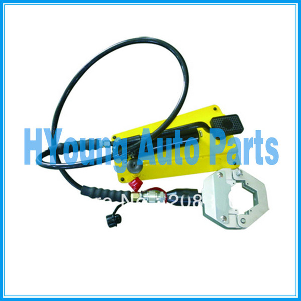 automotive air Hose fitting foot-operated hydraulic ac hose crimper tool kit