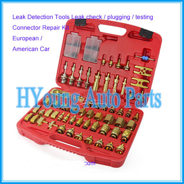 fit European American Car Leak Detection Tools Leak check / testing Connector Repair tools Kit auto air conditioning part