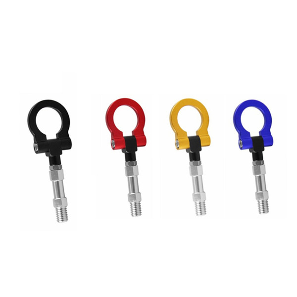 4 Colors Aluminum European Model Car Auto Racing Tow Hook Towing Trailer Ring for Universal