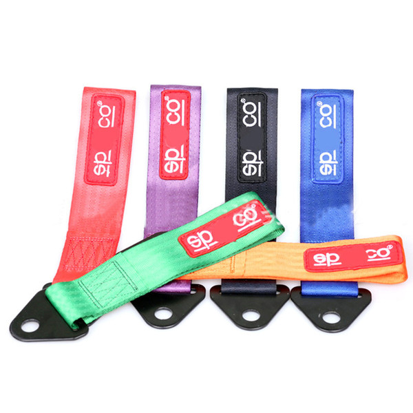 Car belt car personality modified universal trailer rope traction belt decorative trend trailer rope 2 inch color trailer rope