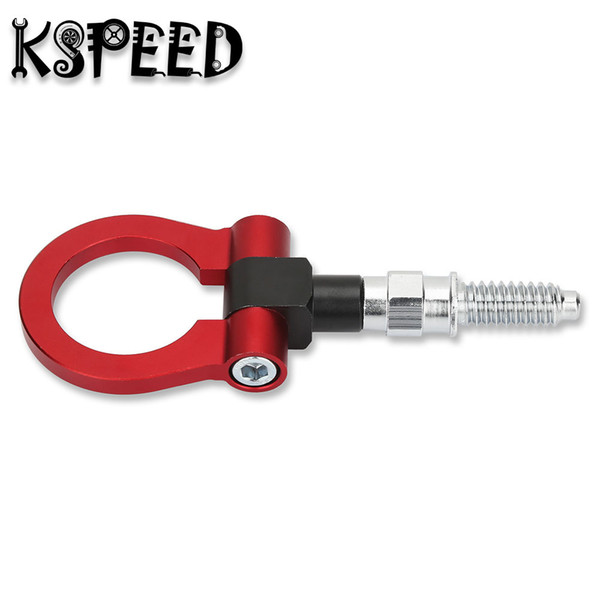 Racing Universal Aluminum Screw Front Tow Hook for Japan European Car Auto Trailer Ring