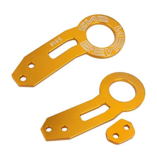 Car Style Golden Rear Car Tow Hook for Cars Auto Trailer Ring