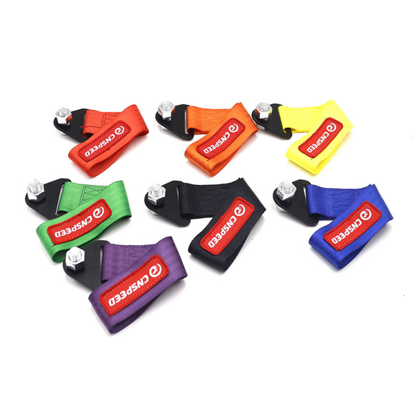 CNSPEED High Quality Racing Car Tow Strap Tow Ropes Hook Towing Bars