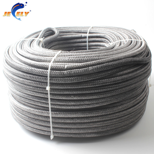 Free Shipping 1.5mm UHMWPE Towing Winch Rope Polyester Sleeve 16 Weave Round Stiff Version 50M SPECTRA